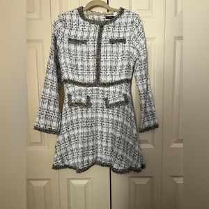 Fancy mini long sleeve dress